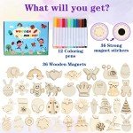 DIY Wooden Magnet Craft Kit for Kids
