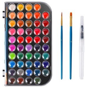 48-Color Washable Watercolor Paint Set for Everyone