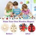DIY Wooden Magnet Craft Kit for Kids