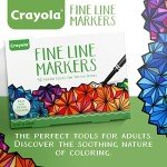 Crayola Fine Line Markers Set for Adults