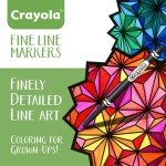 Crayola Fine Line Markers Set for Adults