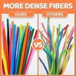 Multicolor Pipe Cleaners for Creative Projects