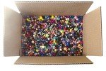 5LB Mixed Plastic Round Craft Beads Set