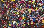 5LB Mixed Plastic Round Craft Beads Set