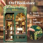 DIY Book Nook Kit - Owl Bookstore 3D Puzzle