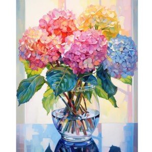 Hydrangea 5D Diamond Painting Kit for Adults