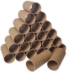 30 Pack Thick Cardboard Craft Rolls - Round Tubes
