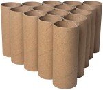 30 Pack Thick Cardboard Craft Rolls - Round Tubes