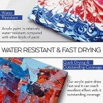 36-Color Non-Toxic Acrylic Paint Set for Crafts