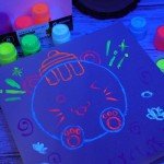 Artecho Glow in the Dark Acrylic Paint Set
