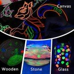 Artecho Glow in the Dark Acrylic Paint Set