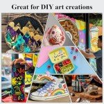 24 Colors Acrylic Paint Markers for Art Projects