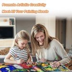 24-Color Dual Tip Acrylic Paint Pen Set