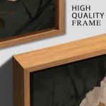 Floral Canvas Wall Art Set of 3 Prints