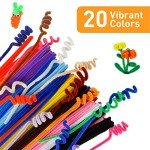200 Pcs Multi-Color Pipe Cleaners for Crafts