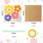 DIY Flower Bouquet Craft Kit for Kids - 24 Pieces
