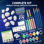 Glow in the Dark Rock Painting Kit for Kids