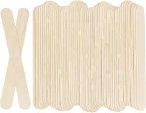 KTOJOY 100Pcs Jumbo Wooden Craft Sticks for DIY