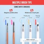 Travel-Friendly Watercolor Paint Set with 100 Colors