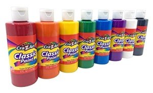 Cra-Z-Art Washable Classic Paint Set, 8 Colors