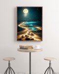Moonlight Beach 5D Diamond Painting Kit for Adults