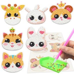 Diamond Art Kits for Kids - Animal Mosaics