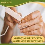 Jumbo Natural Poplar Craft Sticks - 500 Count