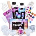 Resin Art Kit with Molds and Pigments