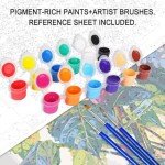 Colorful Hydrangea Paint by Numbers Kit for Adults