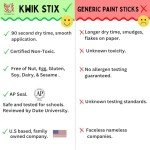 Kwik Stix Washable Paint Sticks - 24 Colors