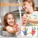 ABEIER Washable Finger Paint Set for Toddlers