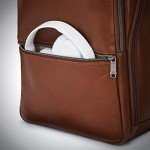 Samsonite Classic Leather Backpack in Cognac