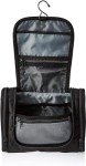 Compact Travel Toiletry Bag Organizer - Black