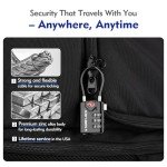 TSA Travel Luggage Locks with Inspection Indicator - 2 Pack