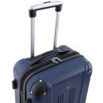 20" Navy Blue Expandable Spinner Carry-On Luggage