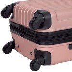 Travelers Club Rose Gold 4-Piece Hardside Luggage Set