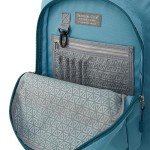 Aqua 20-Inch Rolling Backpack with Laptop Compartment