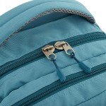 Aqua 20-Inch Rolling Backpack with Laptop Compartment