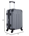 Chicago Hardside Expandable Spinner Carry-On Luggage