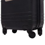Travelers Club 22-Inch Black Spinner Carry-On