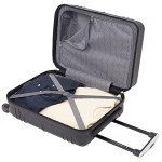 Travelers Club 22-Inch Black Spinner Carry-On