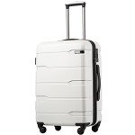 Coolife Expandable Spinner Luggage with TSA Lock