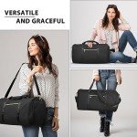 Coolife Convertible Garment Duffel Bag - Pink