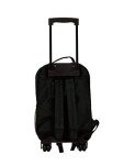 Rockland 17-Inch Double Handle Rolling Backpack - Black