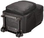 Rockland 17-Inch Double Handle Rolling Backpack - Black