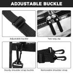 BAGAIL Stadium Approved Clear Tote Bag with Zipper