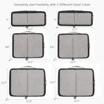 BAGAIL 6-Piece Packing Cubes for Travel