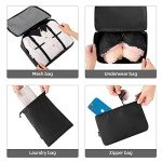BAGAIL 10-Piece Packing Cubes Set for Travel