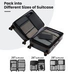 BAGAIL 10-Piece Packing Cubes Set for Travel