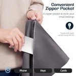 BAGAIL Compact Microfiber Travel Towel - Dark Grey